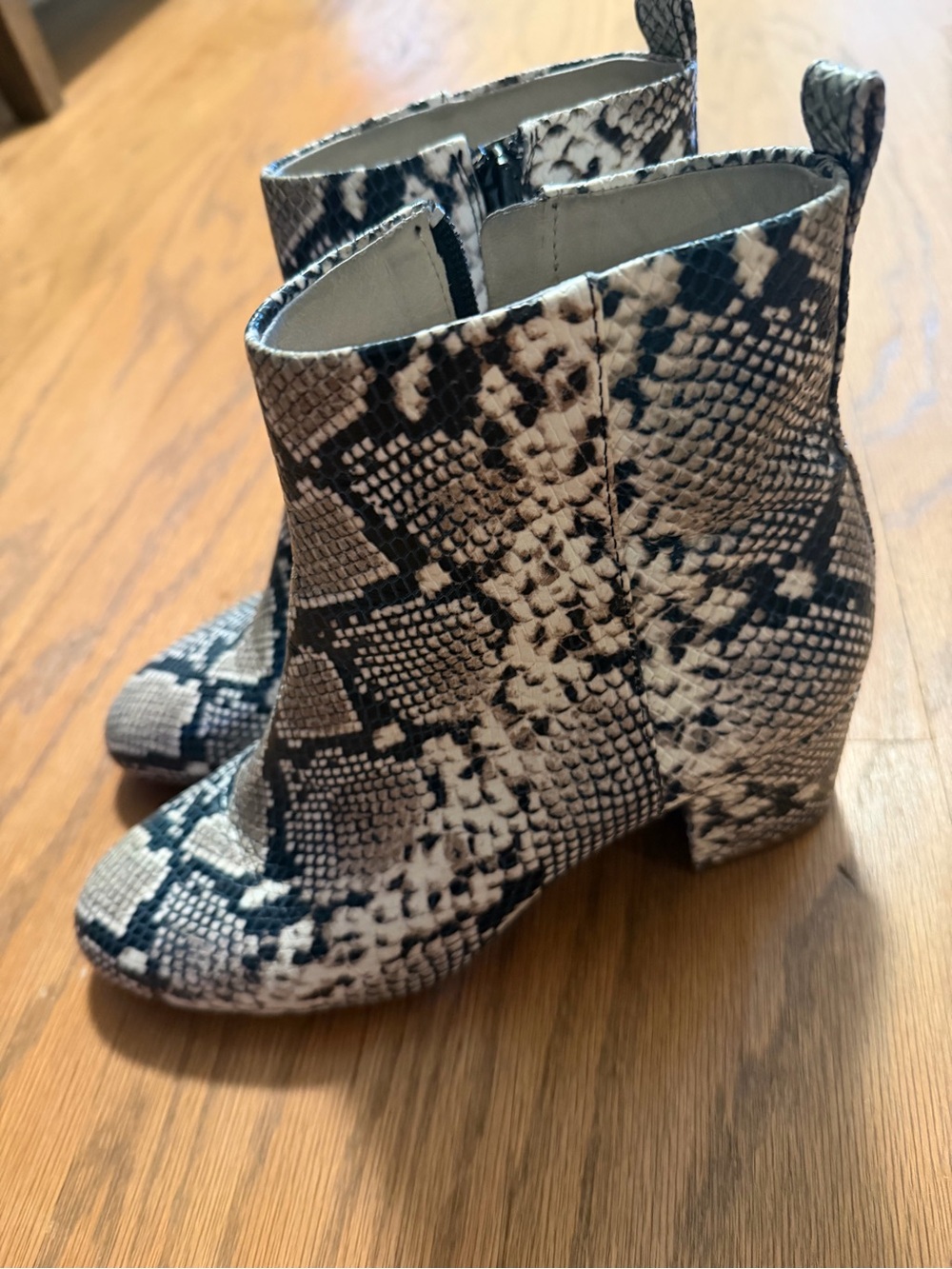 Gianni Bini Women's Snake-Print Ankle Boots